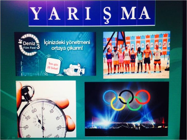 DÖRT RESİM BİR KELİME
