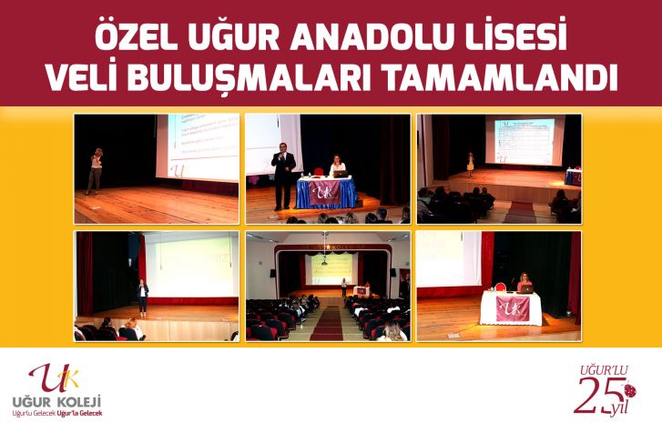 Özel Uğur Anadolu Lisesi Veli Buluşmaları Tamamlandı