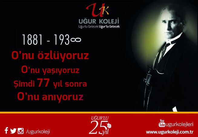 10 Kasım Atatürk'ü Anma Töreni