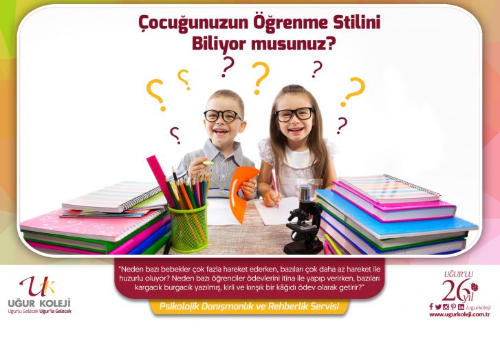 Çocuğunuzun Öğrenme Stilini Biliyor musunuz?