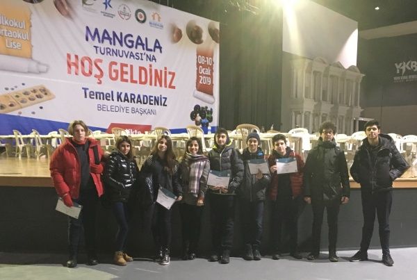 ÖZEL UĞUR ANADOLU LİSESİ  ÖĞRENCİLERİYLE MANGALA TURNUVASINDAYDIK