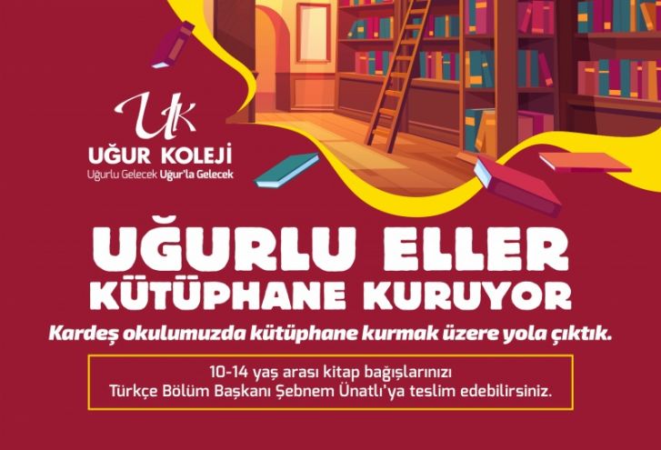 Uğurlu Eller Kütüphane Kuruyor