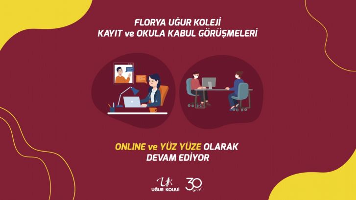 Kayıt Görüşmeleriniz Yüz Yüze ve Online Devam Ediyor