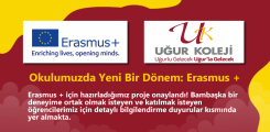 Uğurda ERASMUS+ Dönemi Başladı