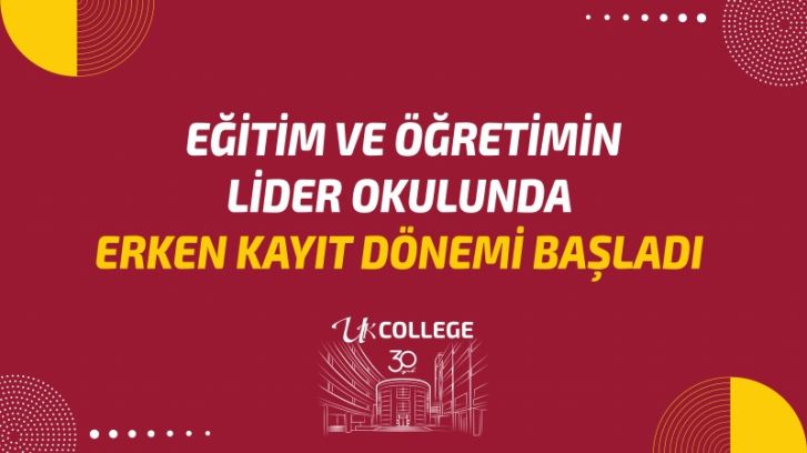 Erken Kayıt Dönemi Başladı