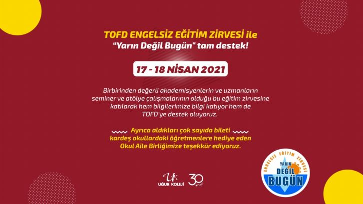 TOFD ENGELSİZ EĞİTİM ZİRVESİ 