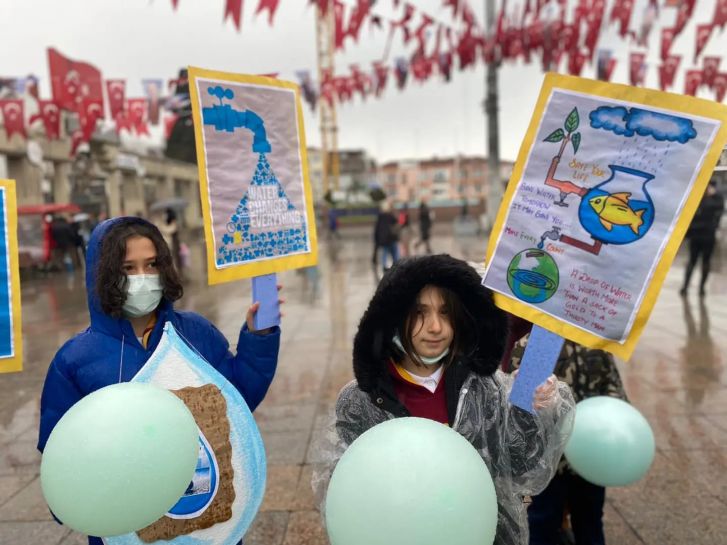 22 Mart Dünya Su Günü'nde Bakırköy Cumhuriyet Meydanı'ndaydık